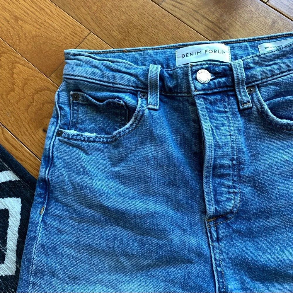 Denim Forum Mid Length Shorts - Picture 4 of 9